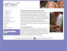 Tablet Screenshot of chefmarcel.com